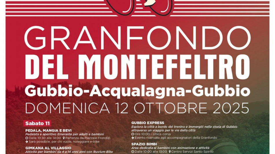 Ciclismo: la prima Granfondo del Montefeltro si prepara al via