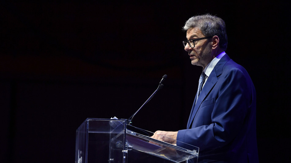 Giorgetti, 'dall'economia italiana segnali positivi'