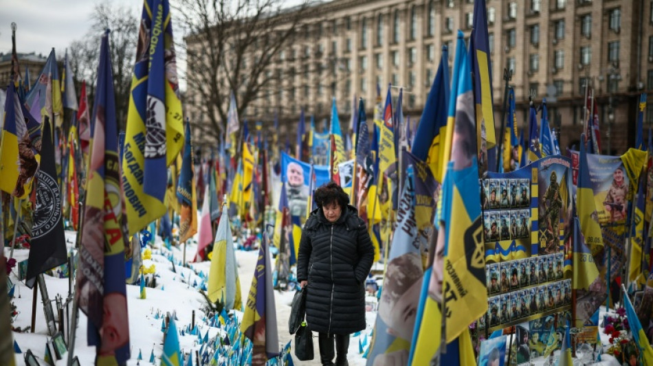 Vier Jahre Krieg in der Ukraine: Gedenken in Kiew und Appelle zu weiterer Unterst&uuml;tzung 