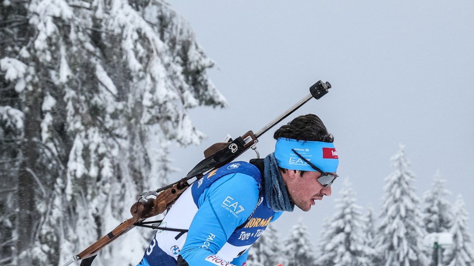 Biathlon: Giacomel secondo nella sprint di cdm a Rupholding