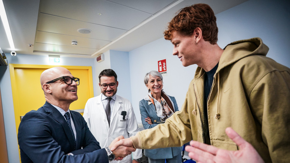 "Un Ace per la ricerca", Sinner in campo per lotta al cancro