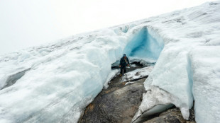 Un glaciar quebrado por las temperaturas r&eacute;cord en Colombia