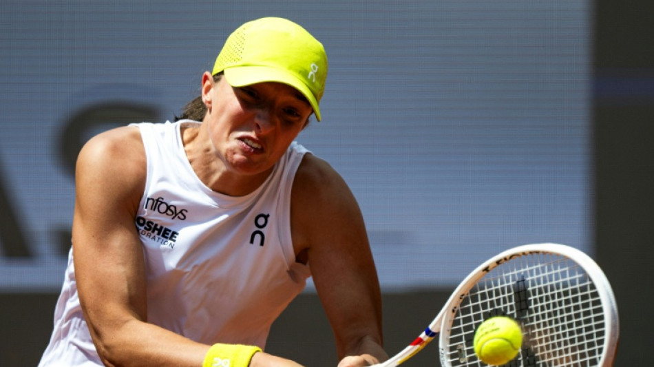 WTA 1000 de Rome: Swiatek &agrave; terre d&egrave;s le 3e tour