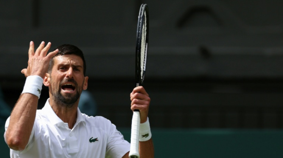 Djokovic stays on track for Wimbledon glory under Federer gaze
