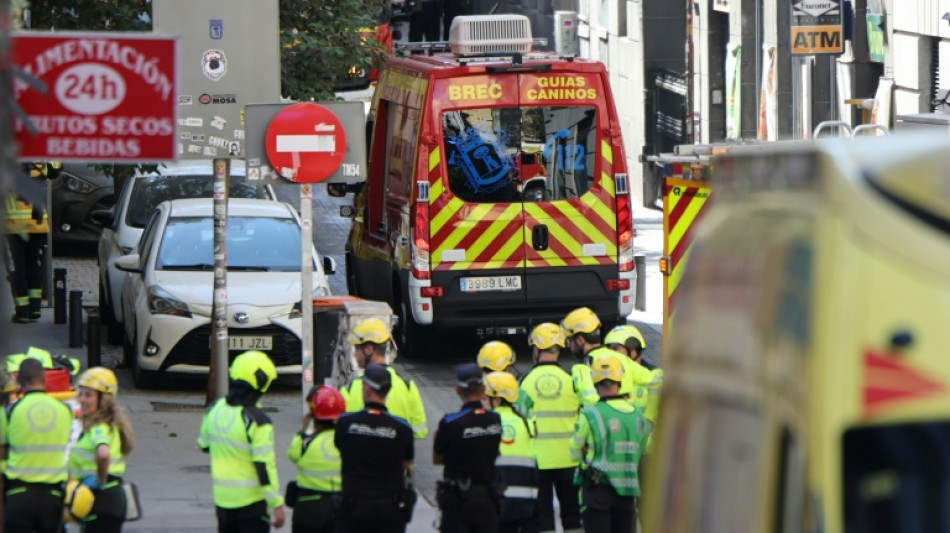 Quatre disparus apr&egrave;s l'effondrement partiel d'un immeuble en travaux &agrave; Madrid