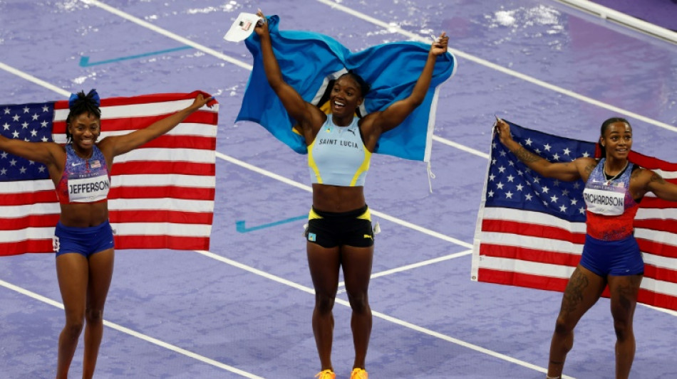 Santa Luc&iacute;a y Dominica irrumpen en el mapa del atletismo, Richardson plata