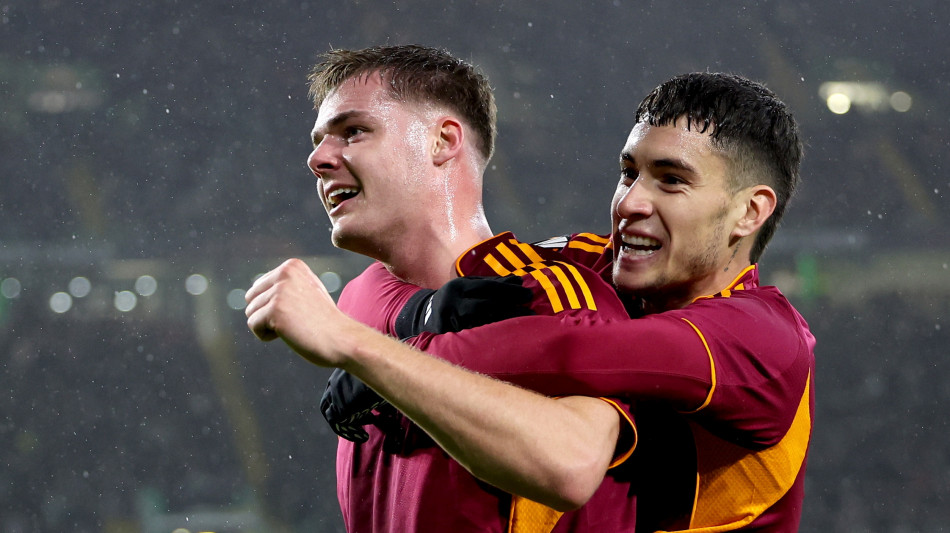 Europa League: la Roma vince 3-0 a Glasgow, il Bologna rimonta a Vigo