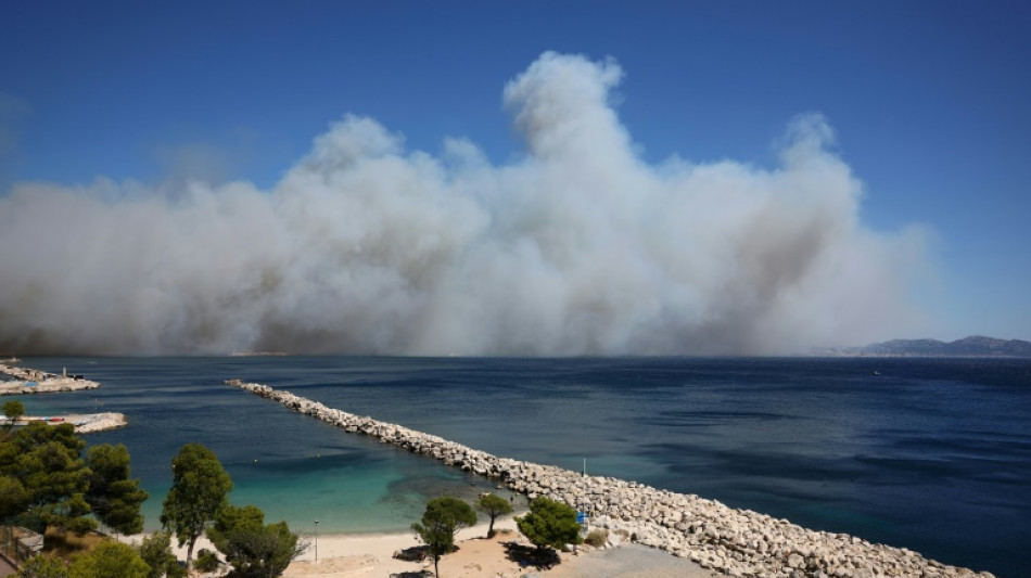 France wildfire shuts down Marseille airport, halts trains