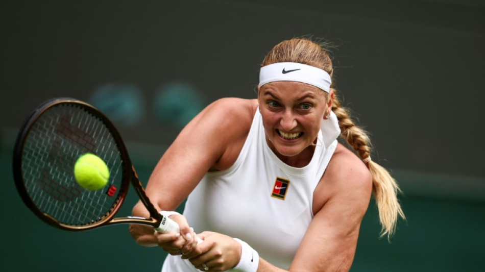 Tearful former champion Kvitova loses on Wimbledon farewell