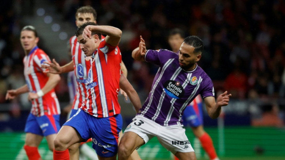 Espagne: l'Atl&eacute;tico Madrid souffre mais s'impose contre Valladolid 4-2