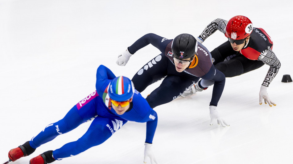 Europei short track: staffetta maschile d'oro, due podi nei 1000 uomini