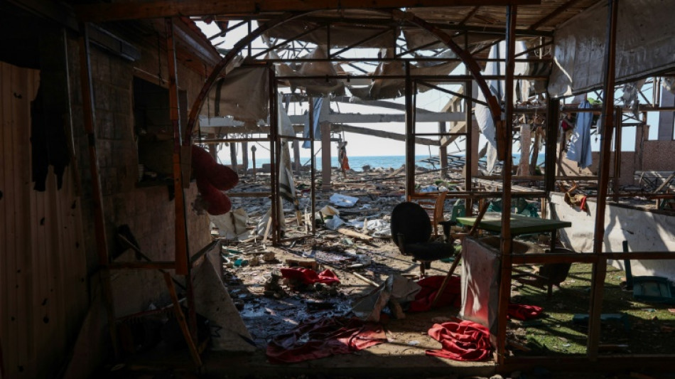 Gaza mourns those killed in Israeli strike on seafront cafe