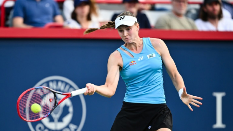 Rybakina advances to WTA Canadian Open semis