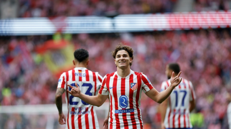 Espagne: l'Atlético Madrid terrasse le Real 5-2 avec un doublé d'Alvarez