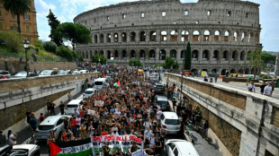 Centenas de milhares de pessoas protestam em toda a It&aacute;lia em apoio a Gaza