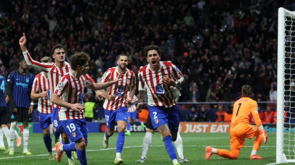 Gimenez snatches Atletico dramatic late win over Inter Milan