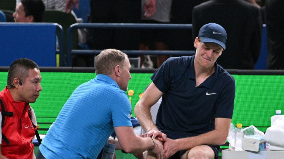 Masters 1000 de Shanghai: Sinner abandonne, blessé à la jambe droite