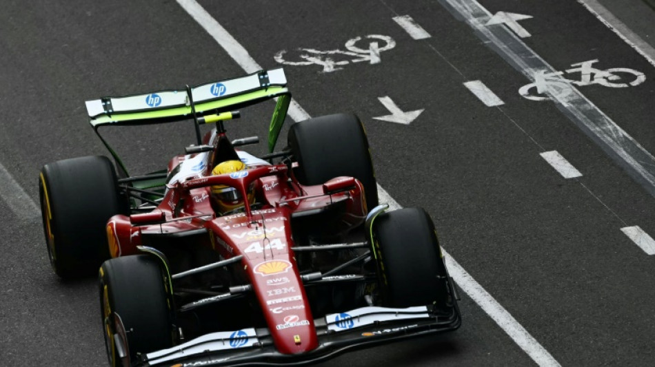 Hamilton beaming after Ferrari 1-2 in Baku practice as McLaren struggle