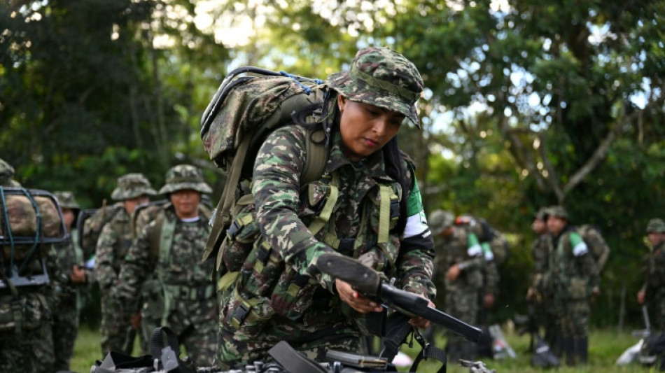 100 Colombian guerrillas disarm in deal with leftist government