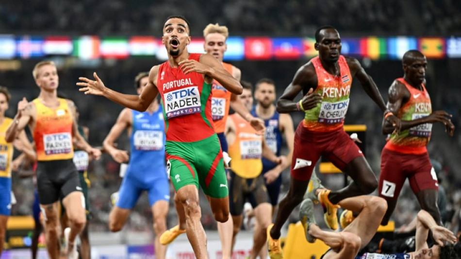 Mondiaux d'athlétisme: scénario fou sur 1.500 m, le Portugais Isaac Nader sacré
