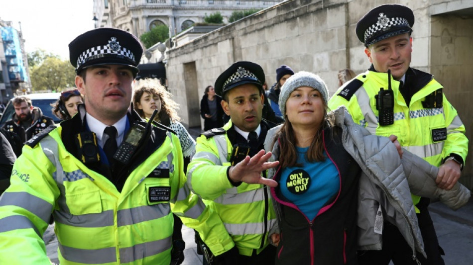 La militante ecologista Greta Thunberg, inculpada por una manifestaci&oacute;n en Londres
